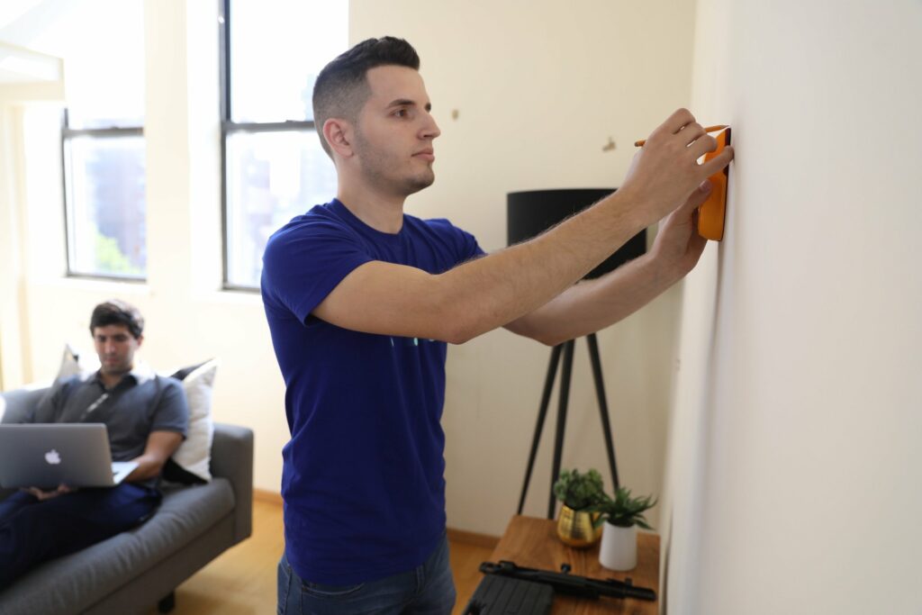 Handyman Installing TV Wall Mount