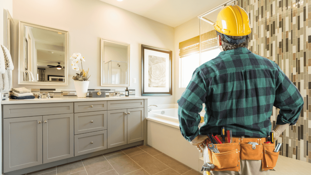 Contractor Facing Master Bathroom