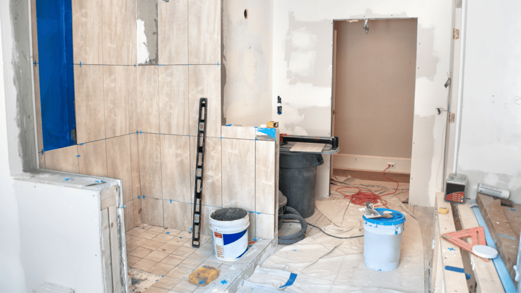 Master Bathroom Remodeling Tiling in the Showe