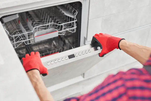 dishwasher installation 2